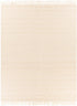 Alfombra de lana y algodón beige Brothers - Liquidación