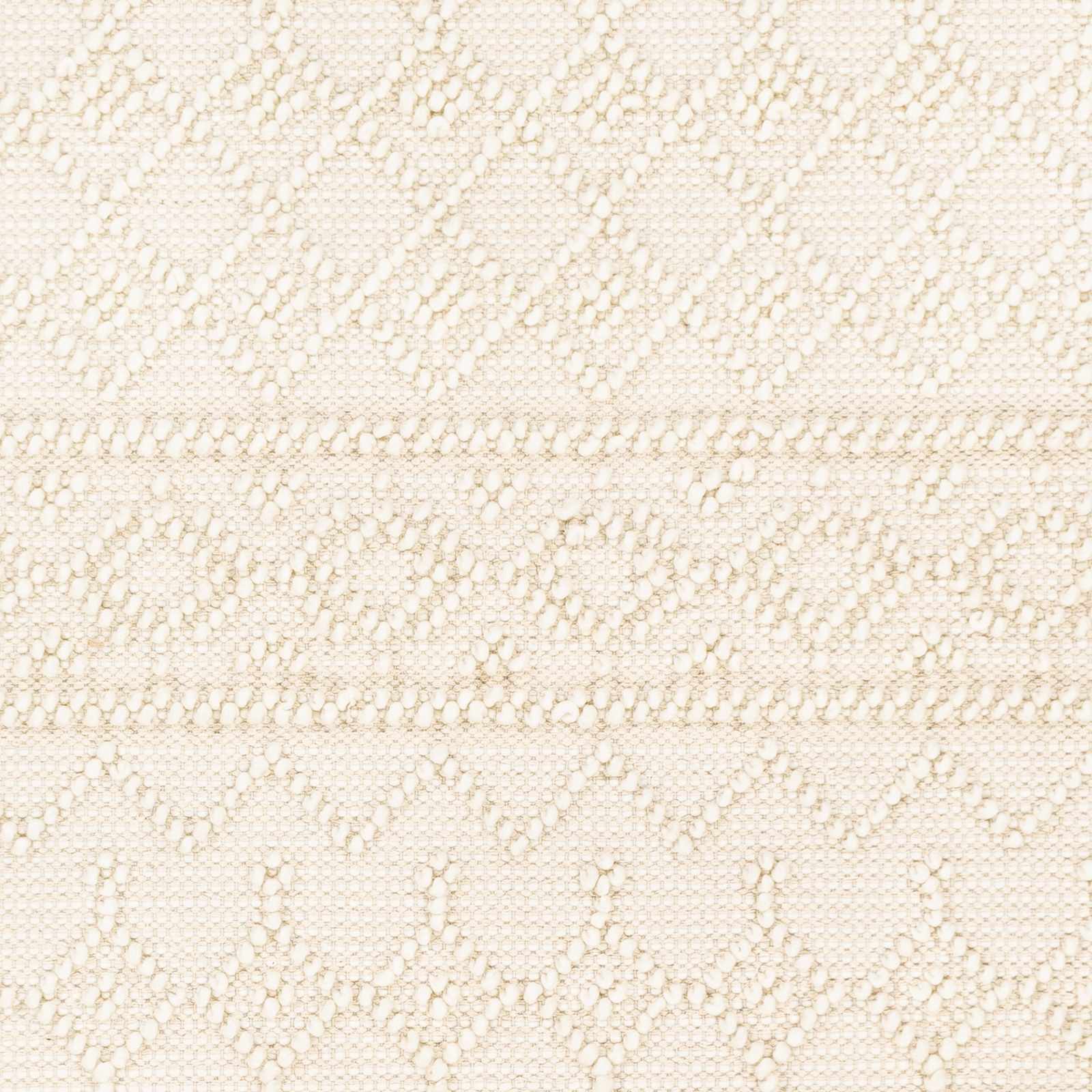 Alfombra de lana y algodón beige Brothers - Liquidación