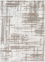 Alfombra de felpa con rayas abstractas Broulee