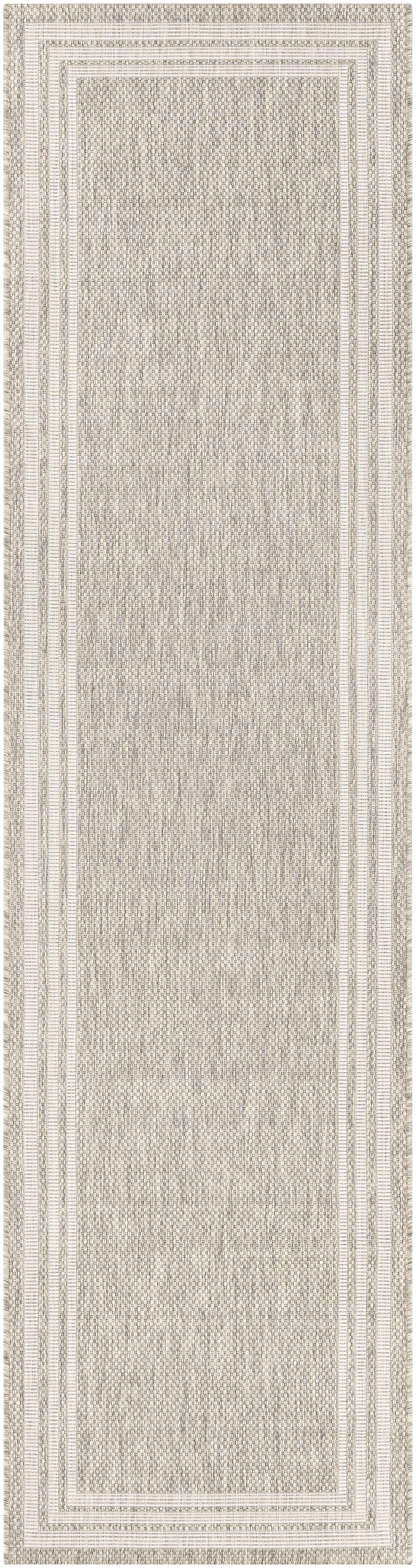 Alfombra beige con borde Burradoo