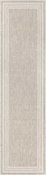 Alfombra beige con borde Burradoo