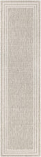 Alfombra beige con borde Burradoo