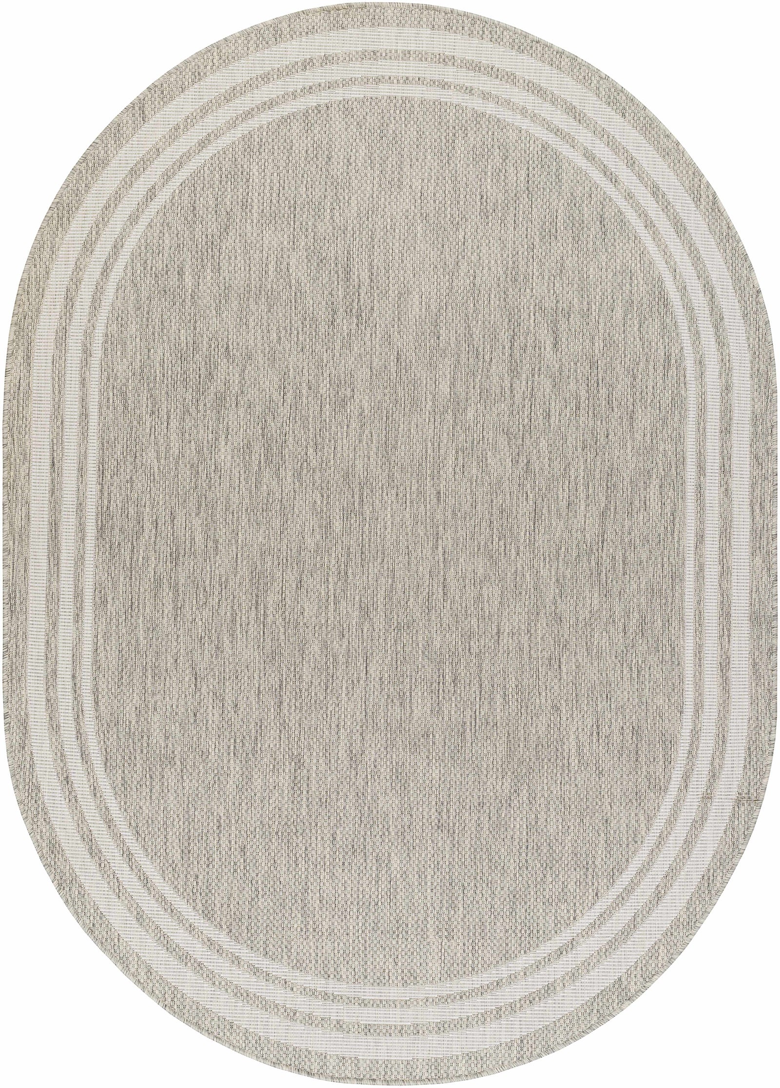 Alfombra beige con borde Burradoo