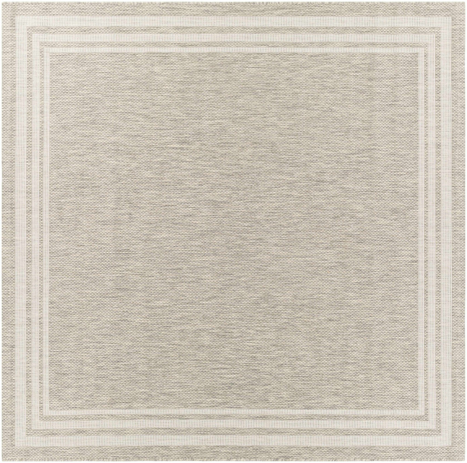 Alfombra beige con borde Burradoo
