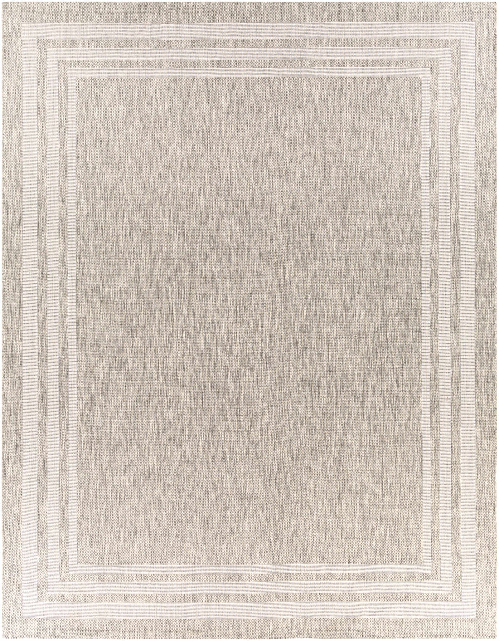 Alfombra beige con borde Burradoo