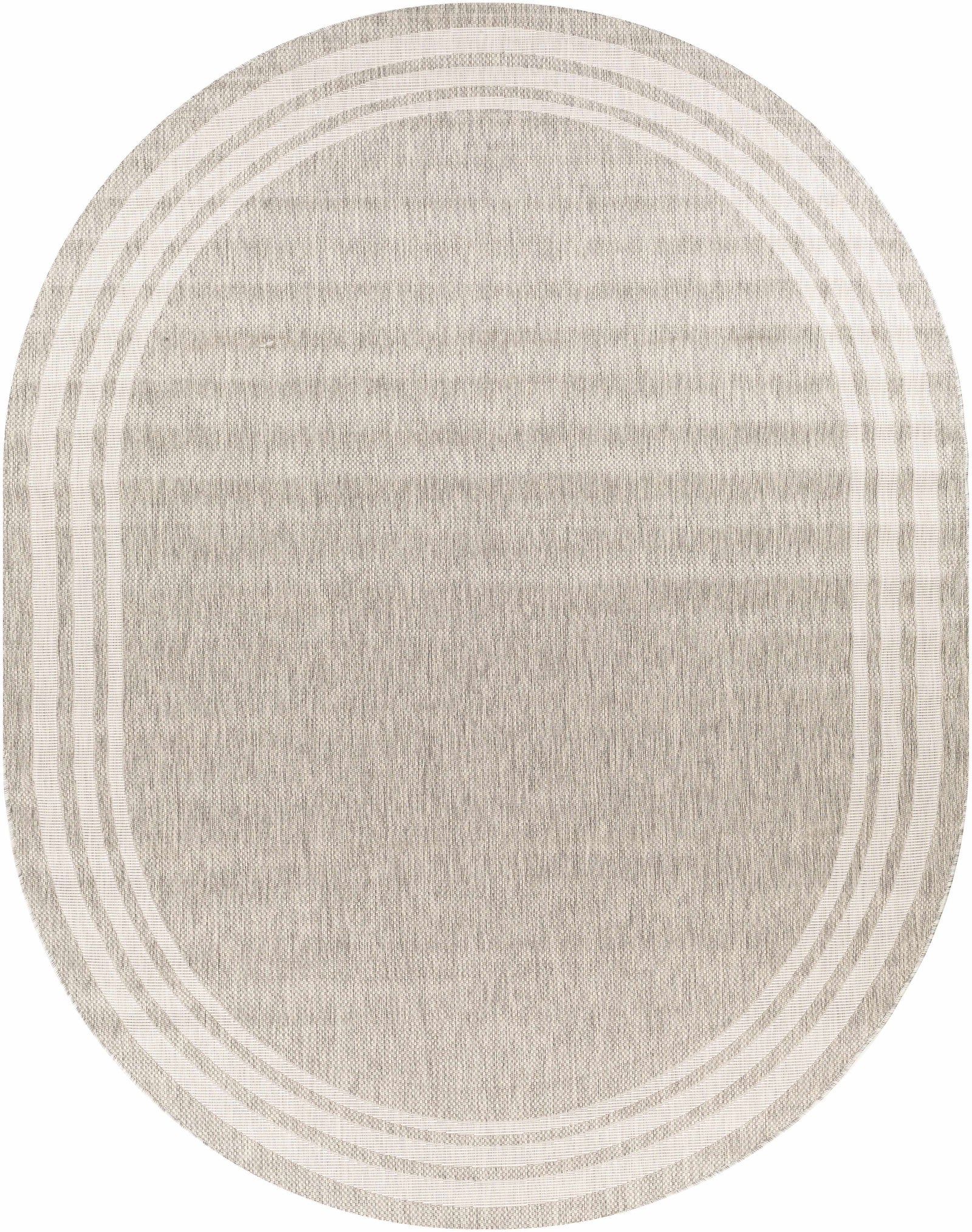 Alfombra beige con borde Burradoo
