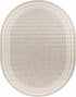 Alfombra beige con borde Burradoo