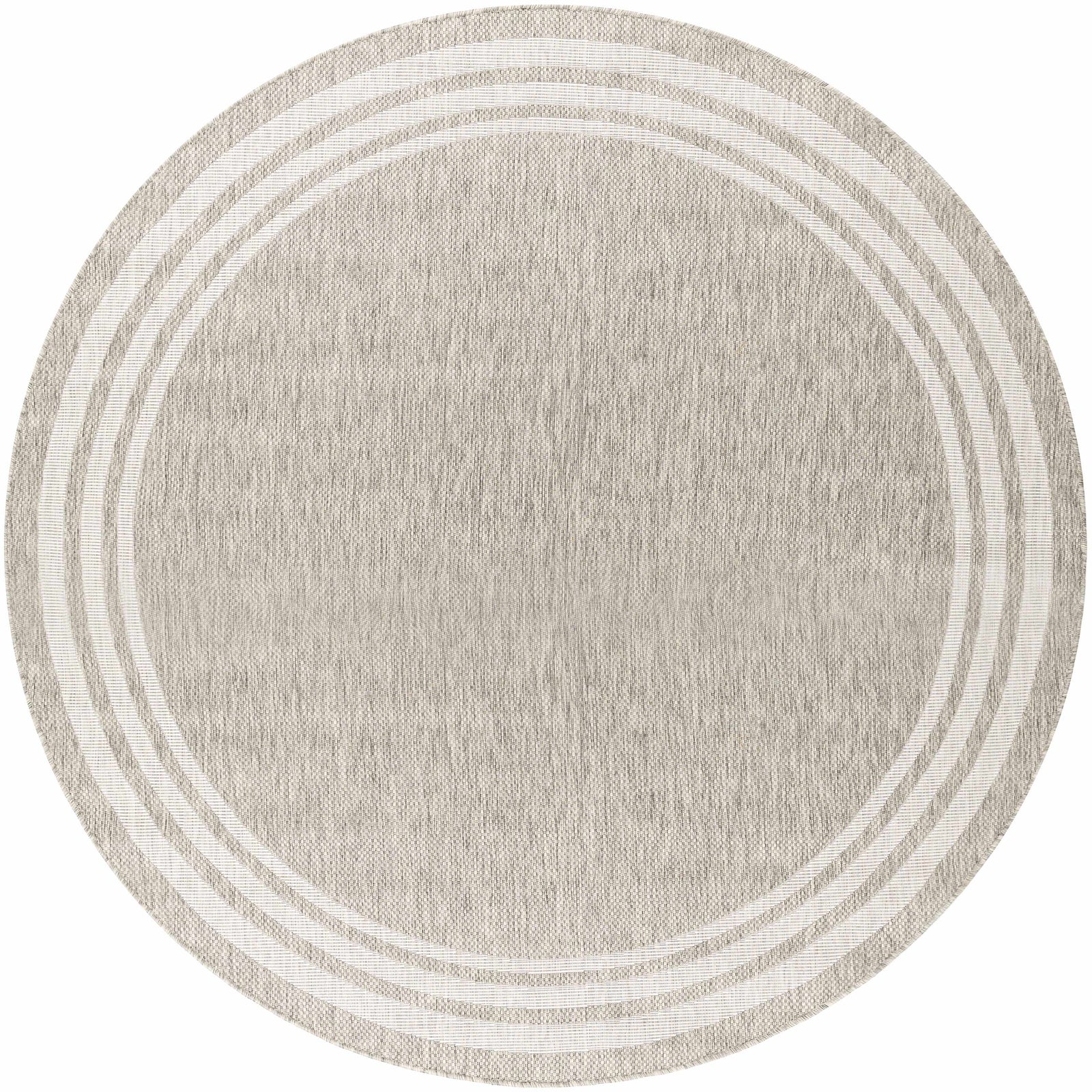 Alfombra beige con borde Burradoo