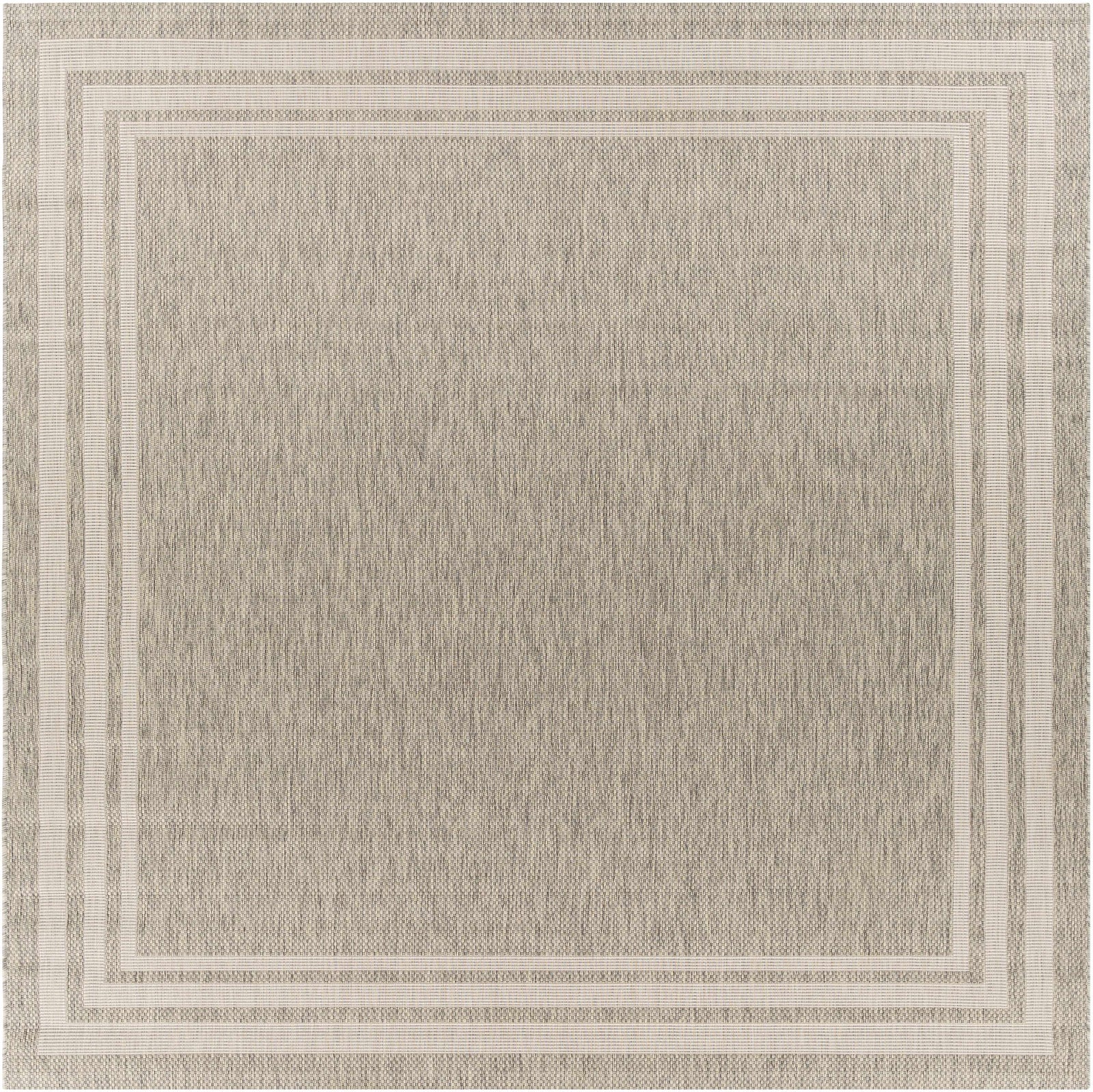 Alfombra beige con borde Burradoo