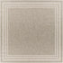 Alfombra beige con borde Burradoo