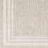 Alfombra beige con borde Burradoo