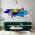 Brush Mirrored Acrylic Art Modern Art Extra Large Wall Hanging