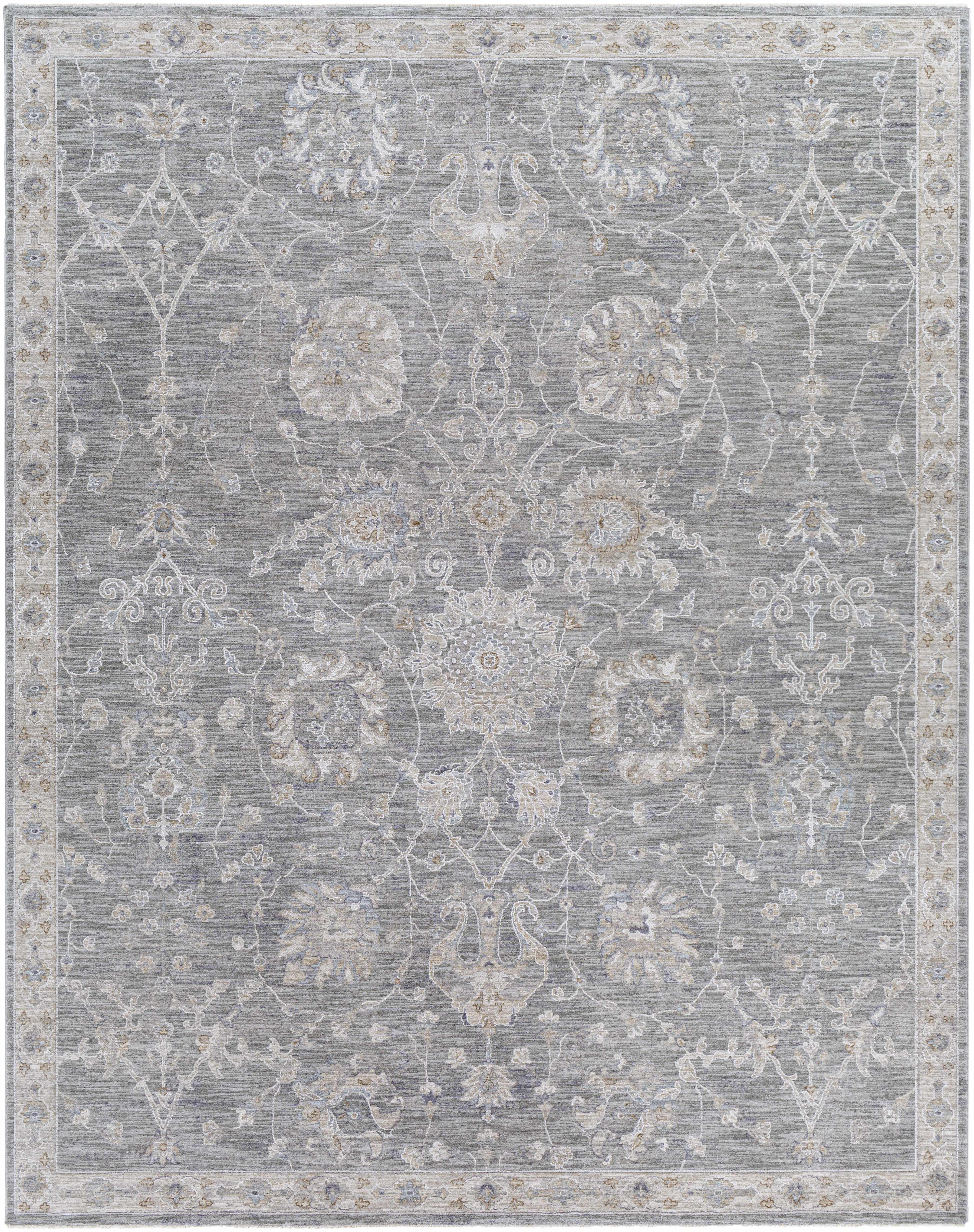 Alfombra persa gris Monterey - Liquidación