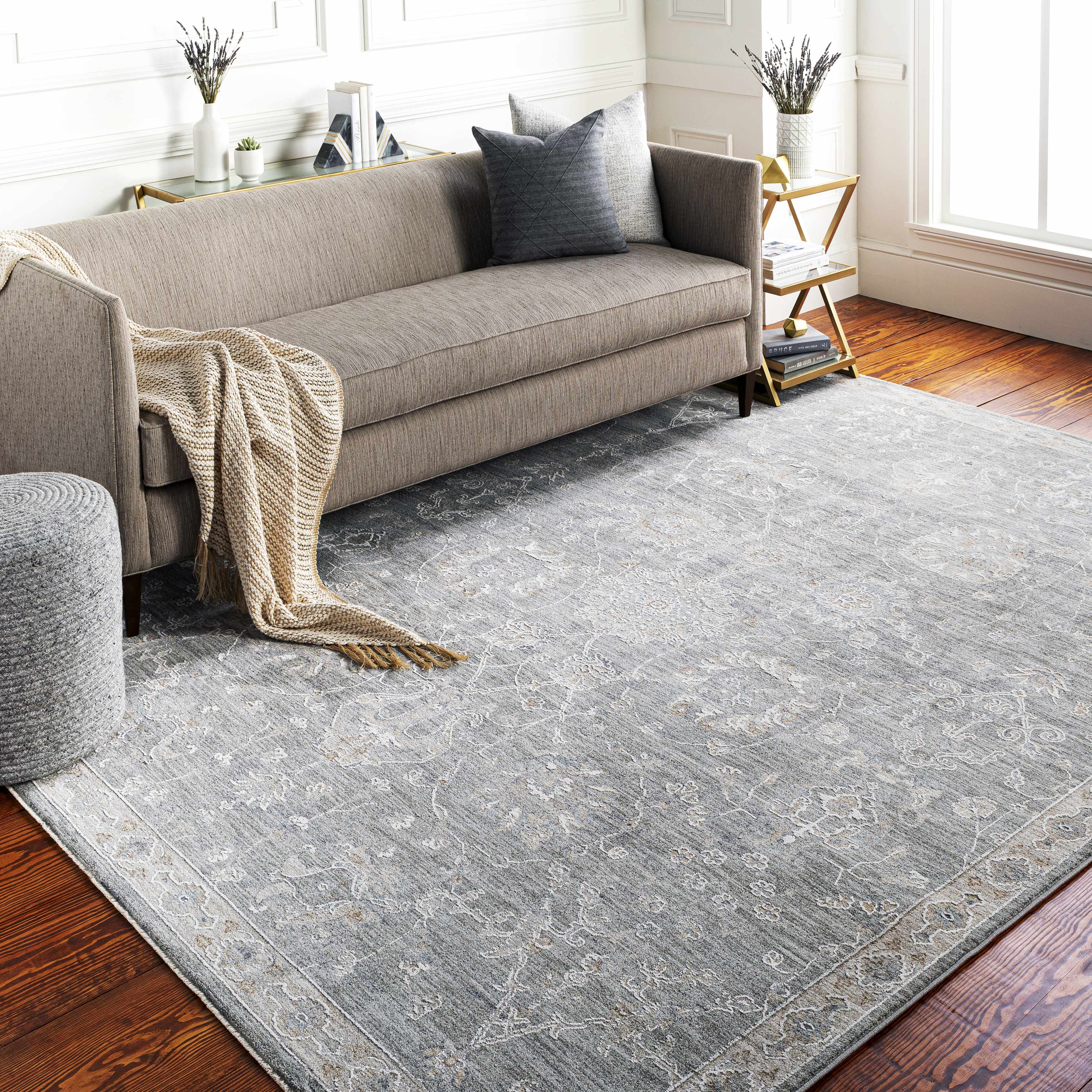 Alfombra persa gris Monterey - Liquidación