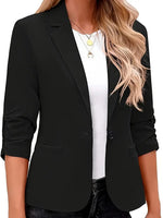 Fitted Red Blazer