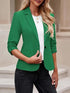 3/4 Sleeve Red Work Blazer