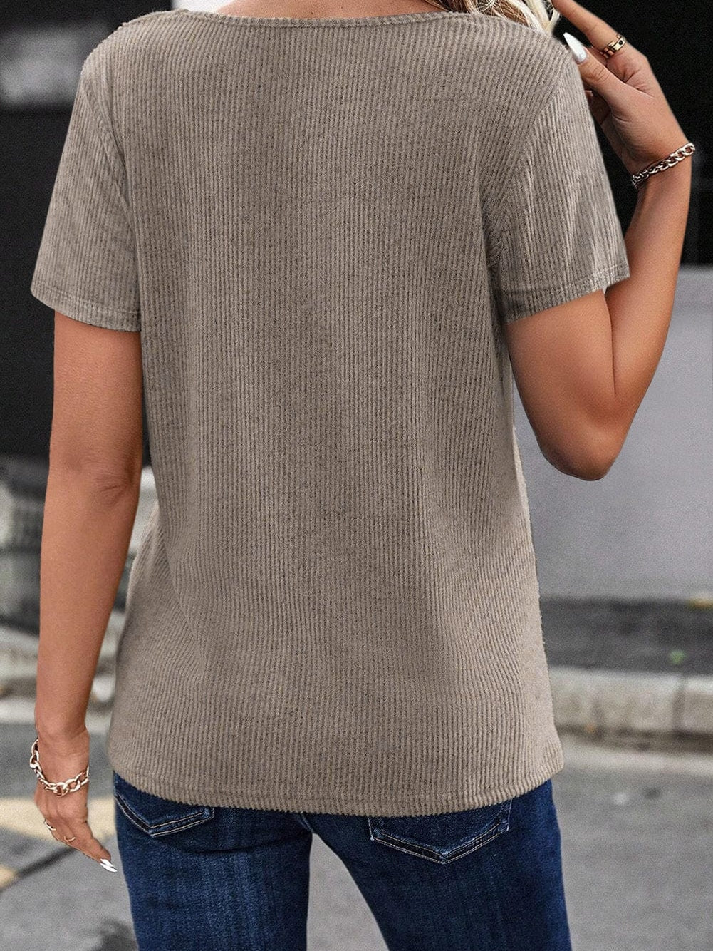 Everyday Ribbed Knit Top