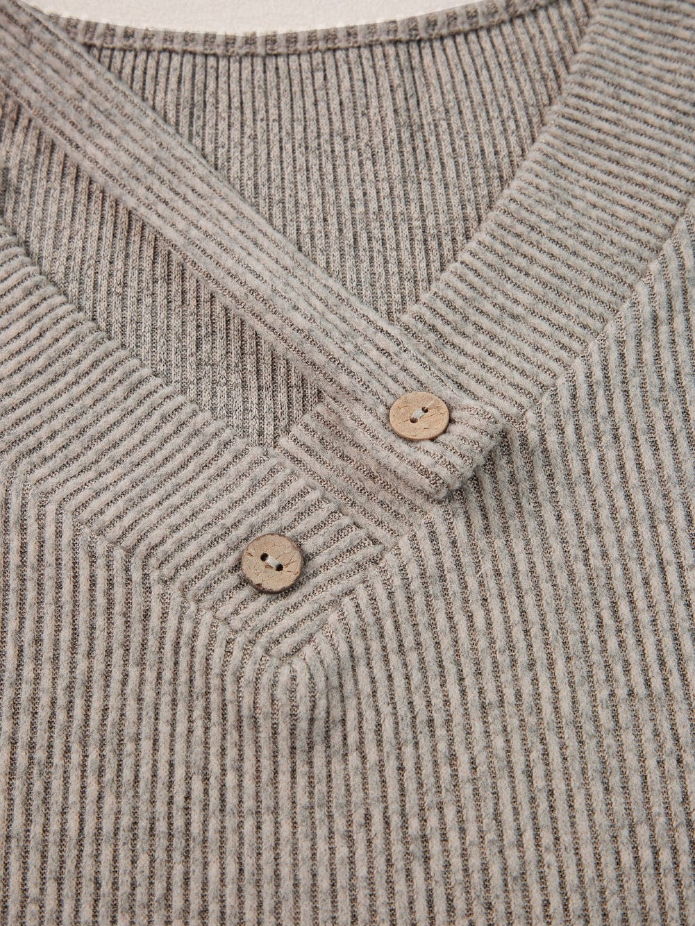 Versatile Ribbed Knit Shirt