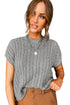 Chunky Cable Knit Top