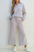 Diamond Pattern Knitted Set