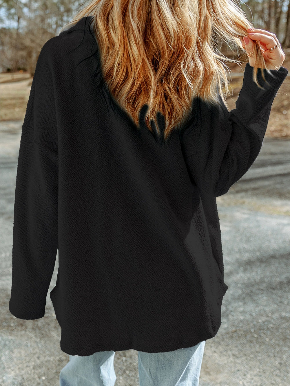 Effortless Style Long Sleeve Jacket