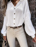 Relaxed Fit Long Sleeve Button-Up