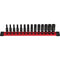 Juego de dados profundos de 6 puntas métricos SHOCKWAVE™ Impact Duty™ de Milwaukee 49-66-7003 de 14 piezas