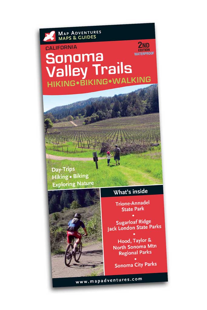 Sonoma Valley Trails Hiking Trail Map