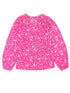 Loose-Fitting Floral Blouse