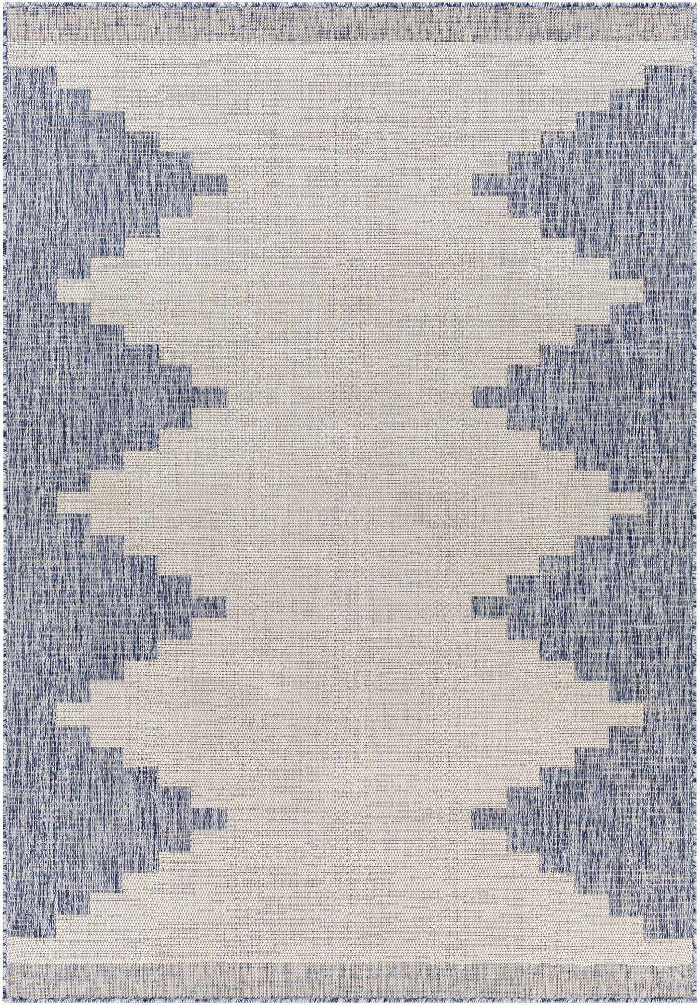 Alfombra de exterior azul Djugun