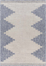 Alfombra de exterior azul Djugun