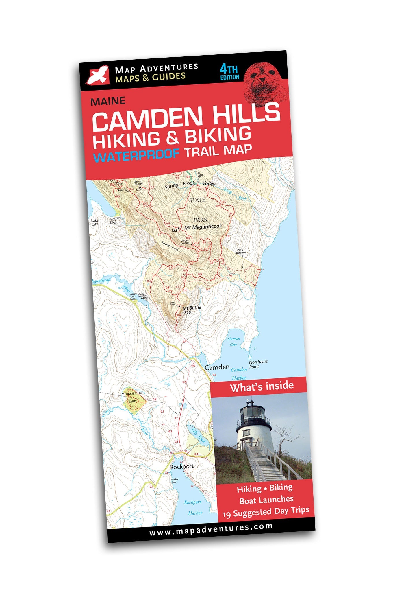Camden Hills Hiking Trail Map