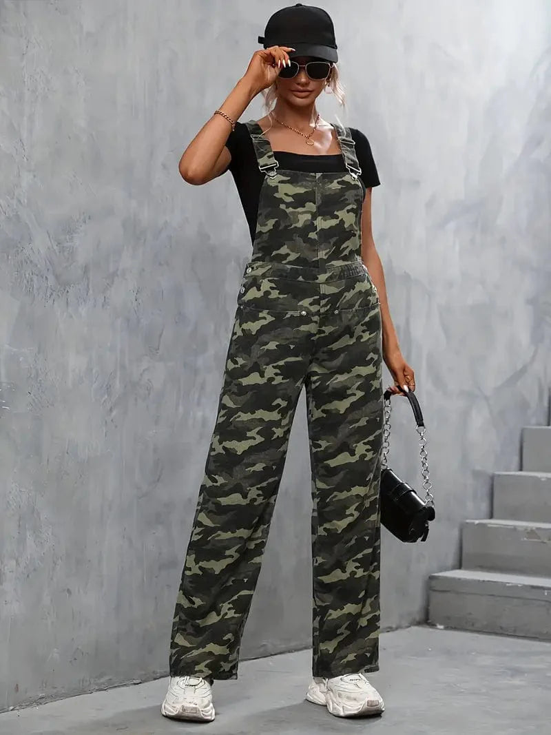 Wide Leg Overalls