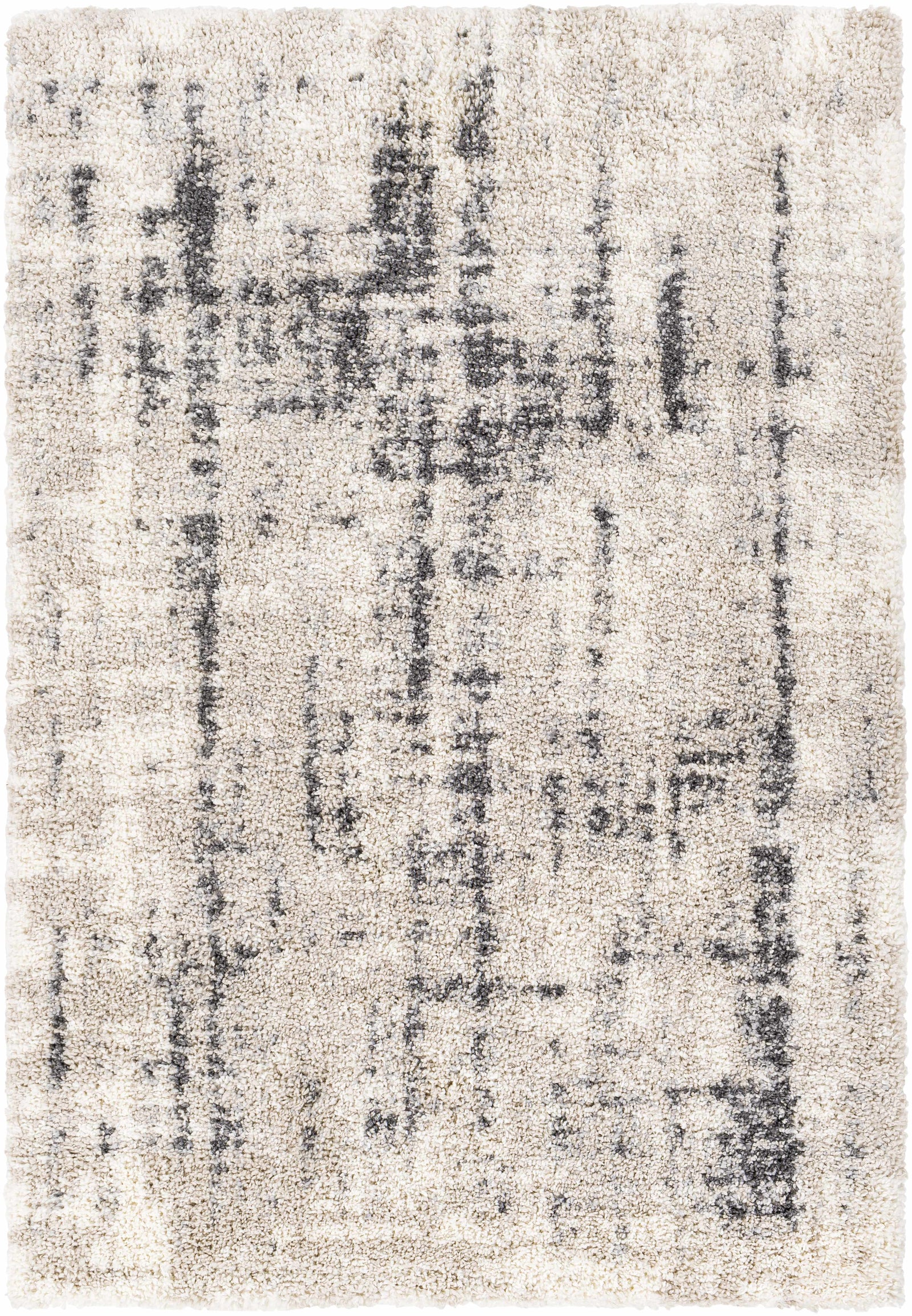 Alfombra de felpa color crema Campion