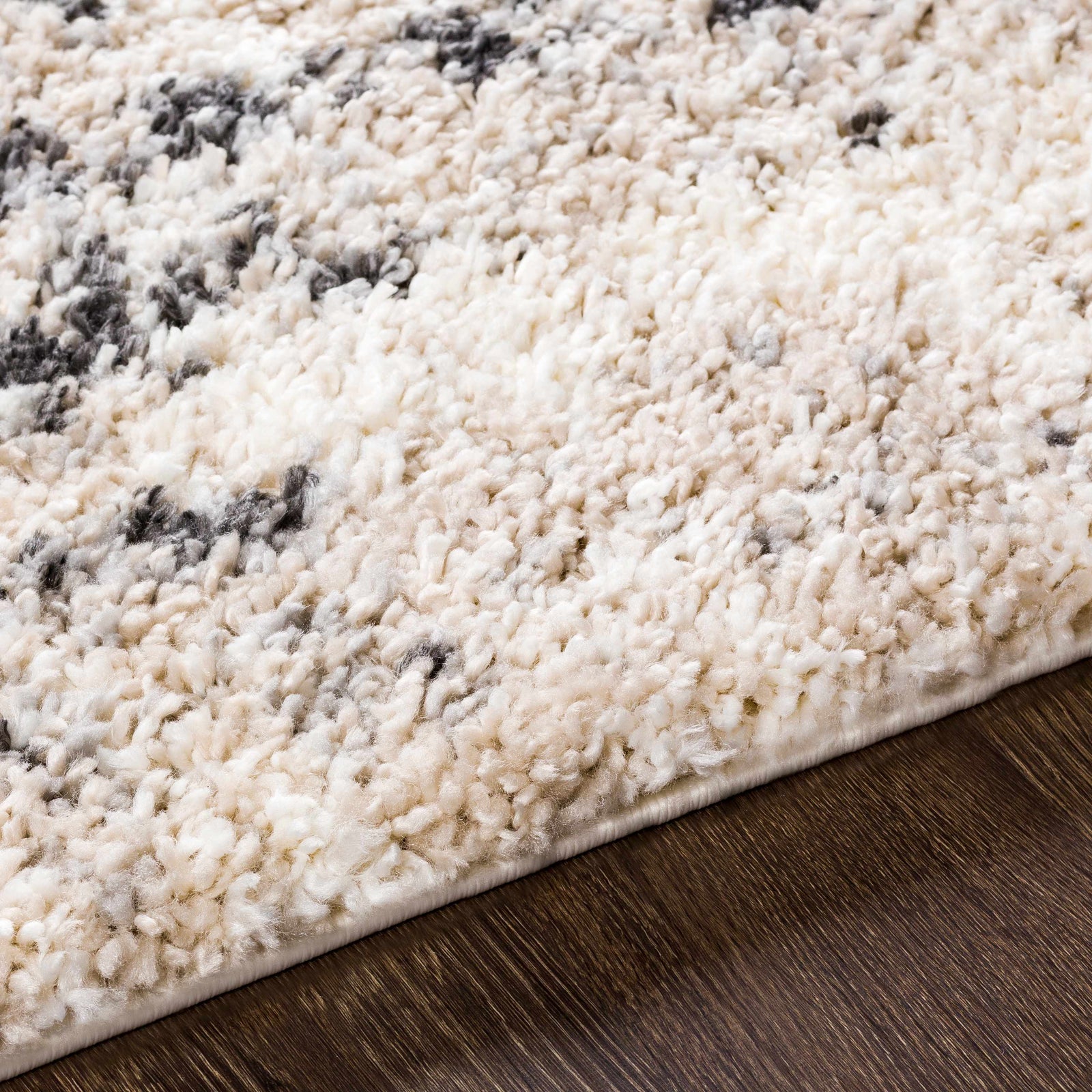 Alfombra de felpa color crema Campion