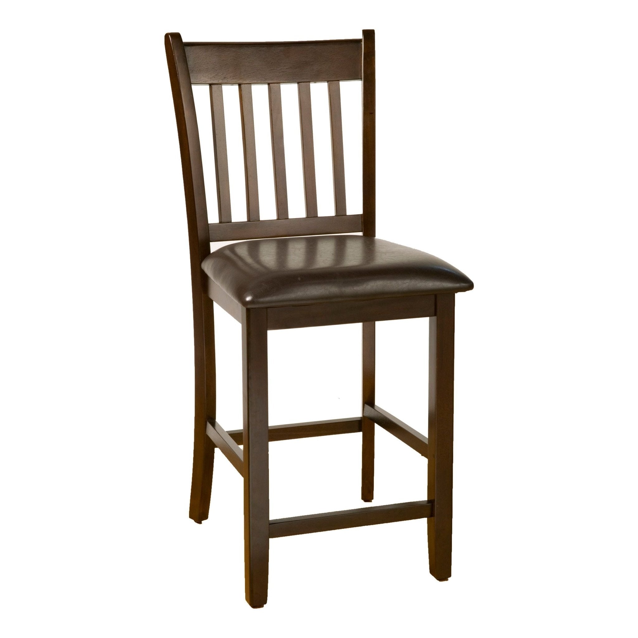 Juego de pub de 5 piezas Capitola Faux Marble, espresso