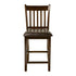 Juego de pub de 5 piezas Capitola Faux Marble, espresso