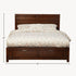Cama con almacenaje Carmel