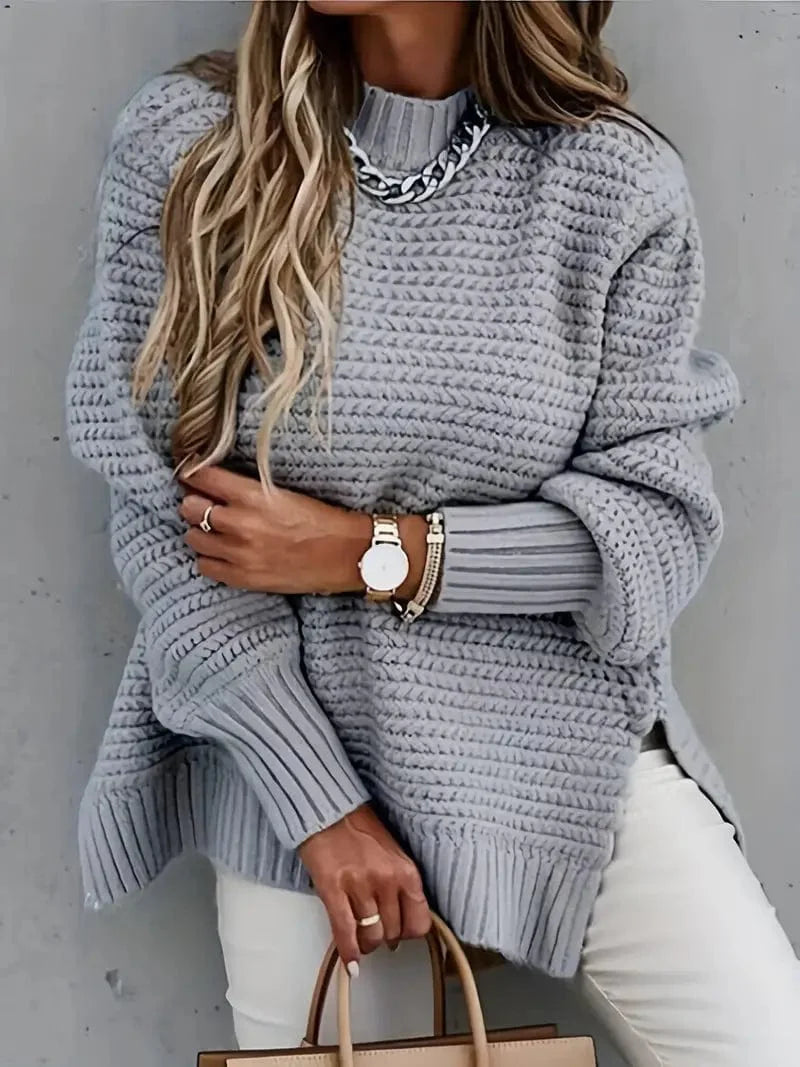 Lightweight Waffle Knit Sweater