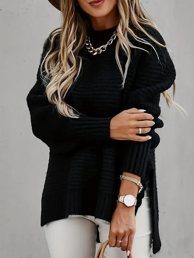 Lightweight Waffle Knit Sweater