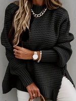 Lightweight Waffle Knit Sweater