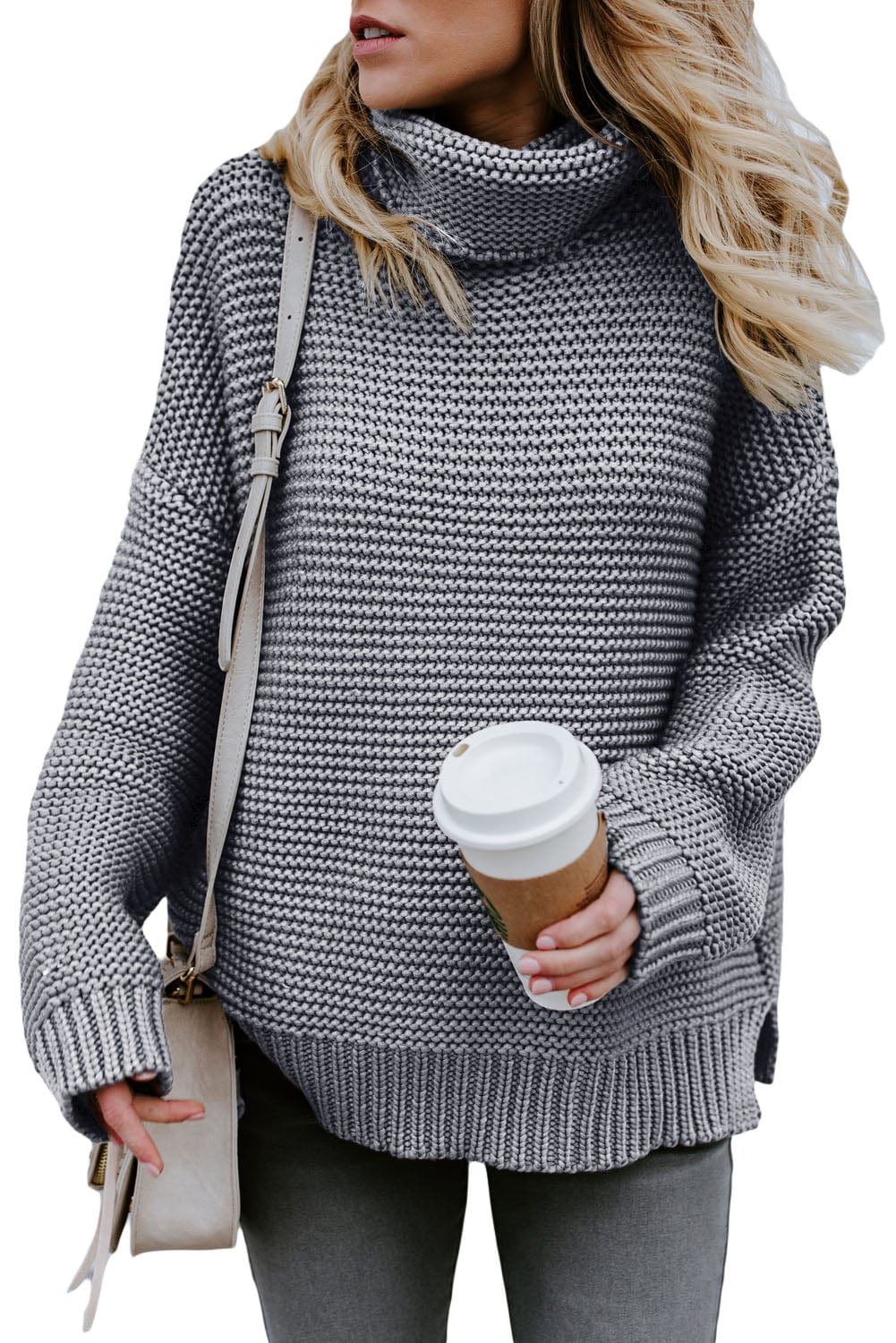 Lightweight Waffle Knit Sweater