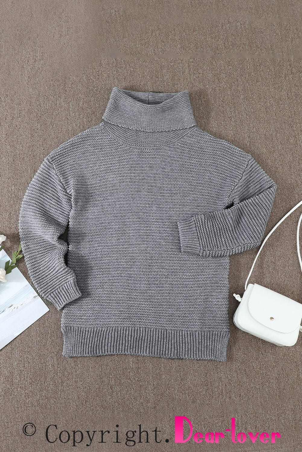 Lightweight Waffle Knit Sweater