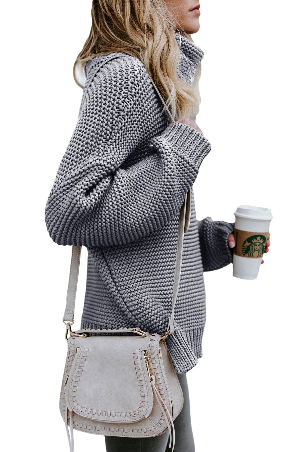 Lightweight Waffle Knit Sweater