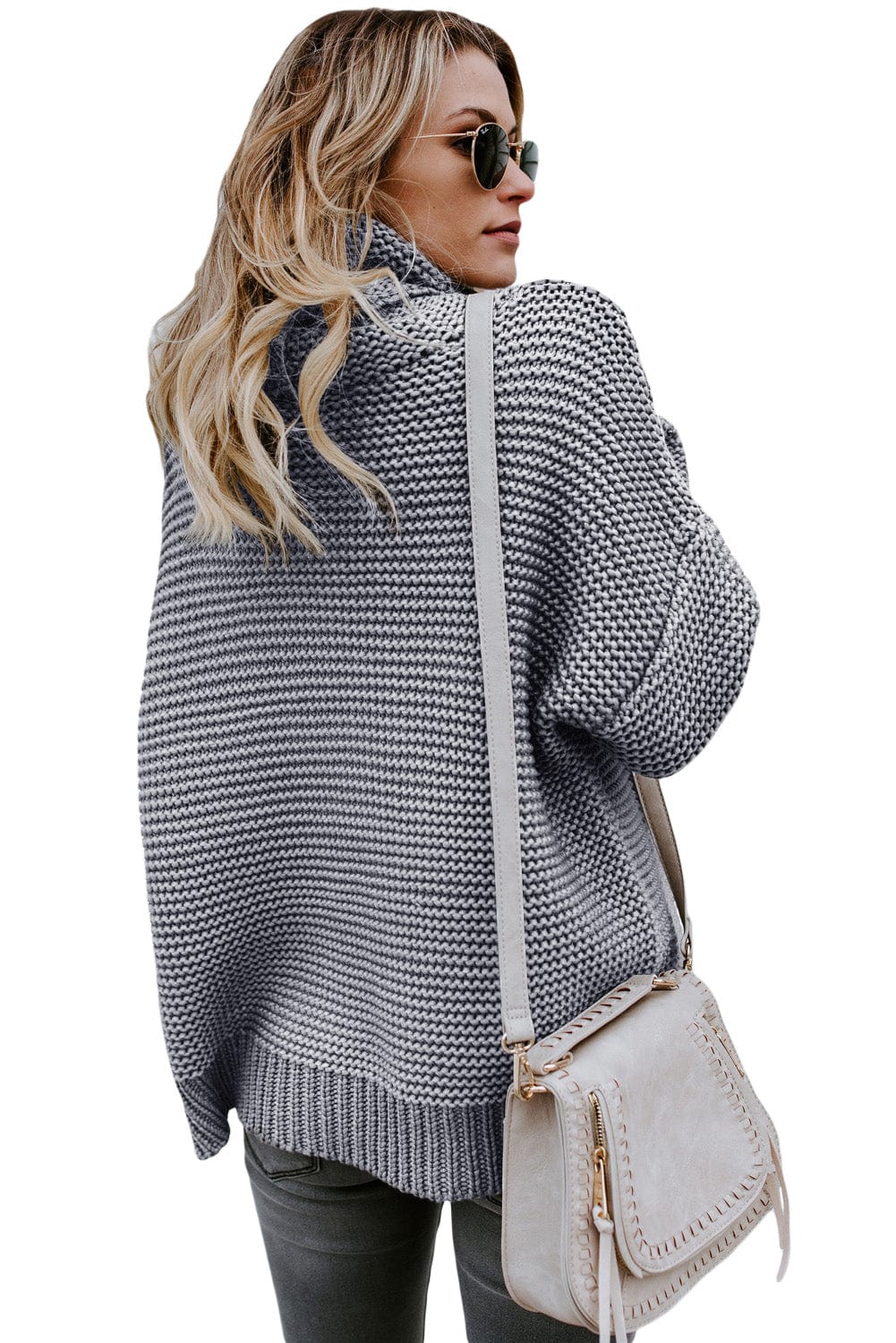 Lightweight Waffle Knit Sweater
