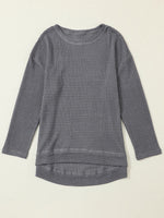 Lightweight Waffle Knit Sweater