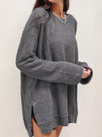 Lightweight Waffle Knit Sweater