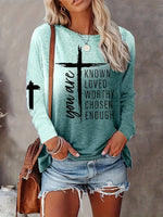 Gothic Tie Dye Long Sleeve Shirt