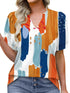 Leaf Print Blouse