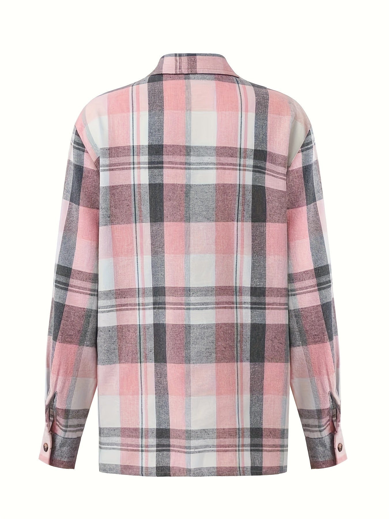 Loose Fit Plaid Shirt